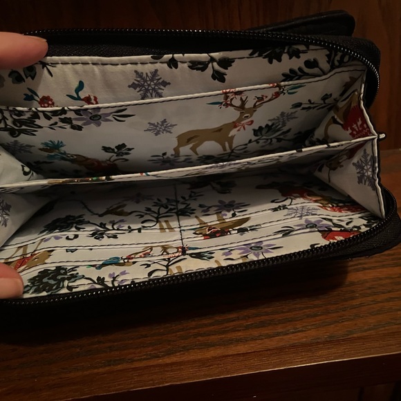 NWT Vera Bradley Merry Mischief Essential Compact Backpack and Wallet Set - Picture 7 of 8